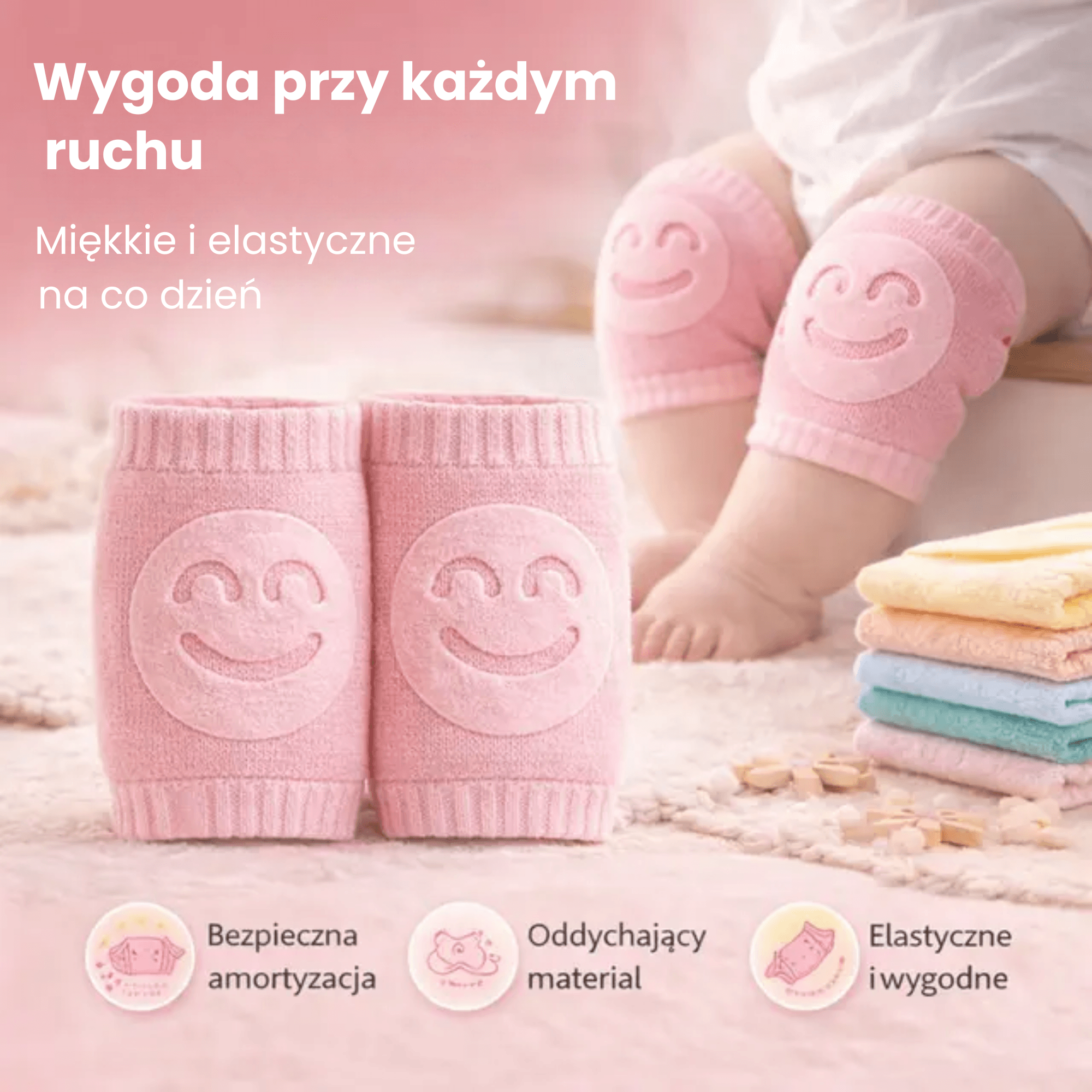 Raczkolki - ochrona kolan w czasie raczkowania